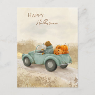 Cute Halloween Postcard