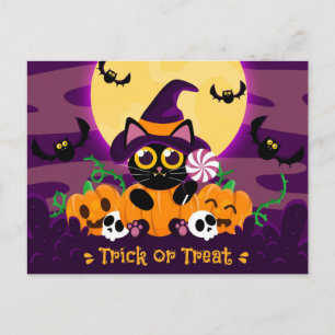 Cute Halloween Postcard
