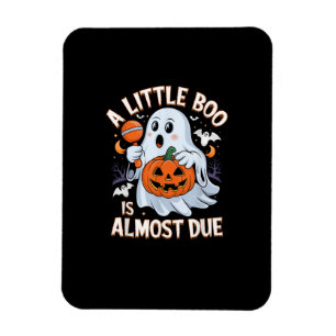 Cute Halloween Pregnancy Announcement Magnet