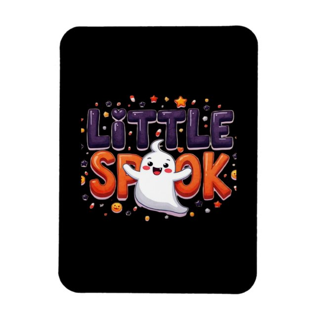 Cute Halloween Pregnancy Announcement Magnet (Vertical)