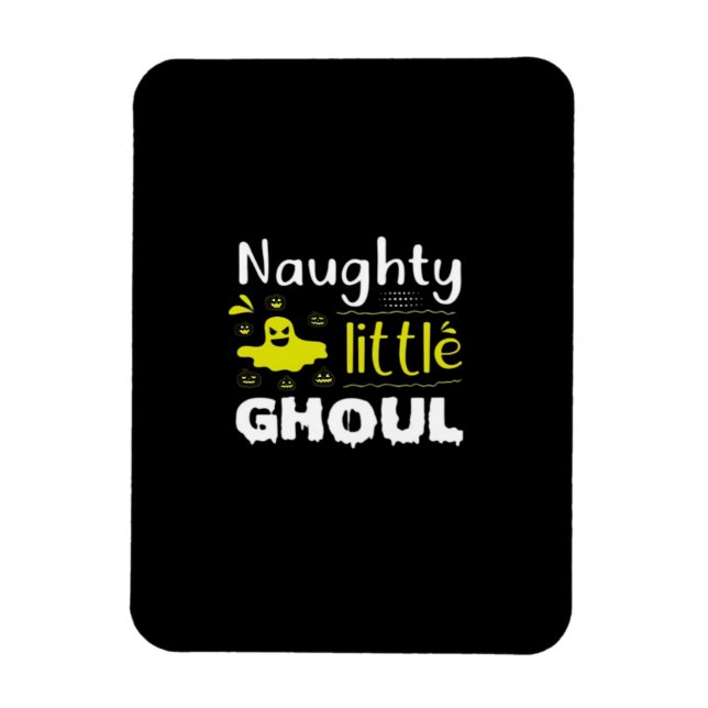 Cute Halloween Pregnancy Announcement Magnet (Vertical)