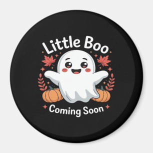 Cute Halloween Pregnancy Announcement Magnet