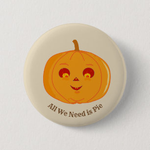 Cute Halloween Pumpkin 6 Cm Round Badge