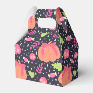 Cute Halloween Pumpkin and sparkles Favour Box