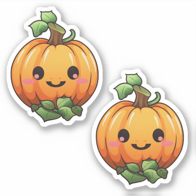 Cute Halloween Pumpkin Fall Autumn (Front)