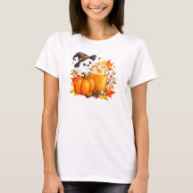Cute Halloween Pumpkin Ghost