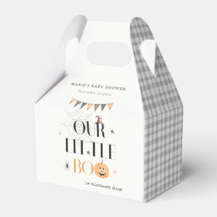 Cute Halloween Pumpkin Little Boo Baby Shower Favour Box