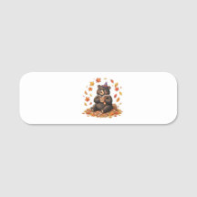 Cute Halloween Pumpkin Spice Bear Cosy Autumn T-Sh