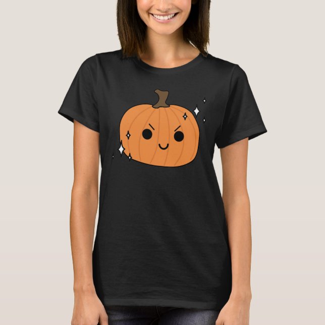 Cute Halloween Pumpkin T-Shirt (Front)