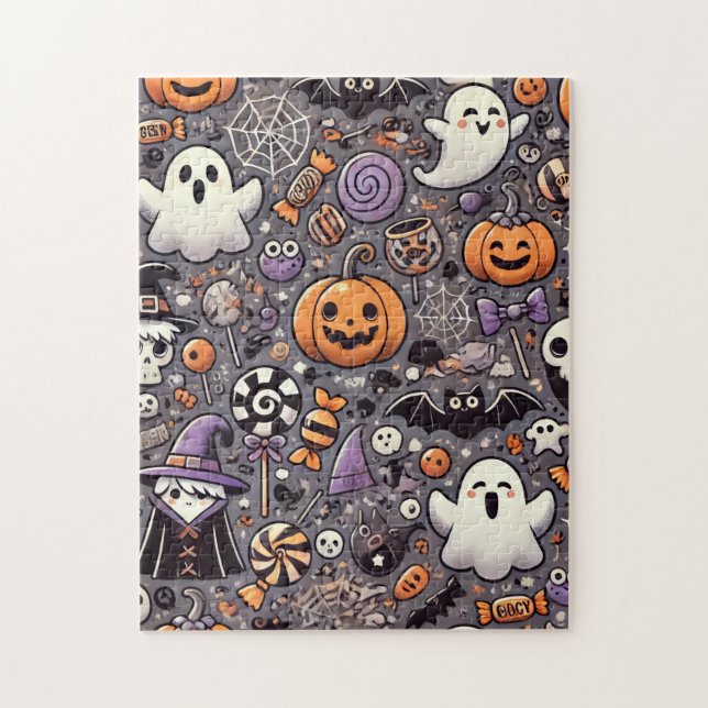 Cute Halloween Puzzle (Vertical)