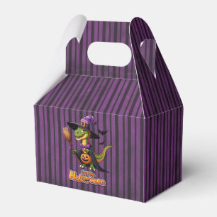 Cute Halloween Raptor/Dinosaur Witch Favour Box
