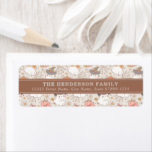 Cute Halloween Return Address Labels