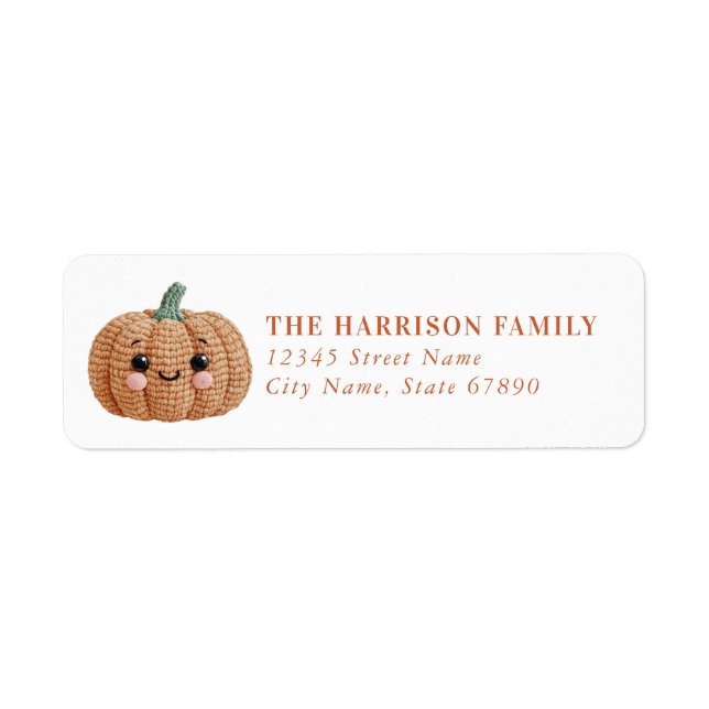 Cute Halloween Return Address Labels (Front)