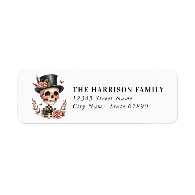 Cute Halloween Return Address Labels (Front)