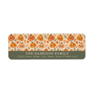 Cute Halloween Return Address Labels