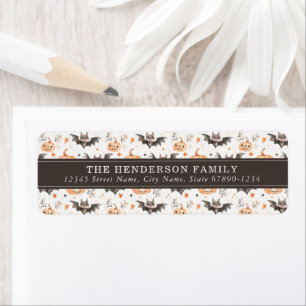 Cute Halloween Return Address Labels