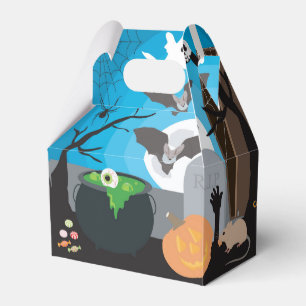 Cute Halloween Scene Kids Halloween Party Favour Box