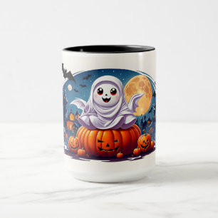 Cute Halloween Scene Mug