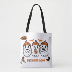 cute Halloween season – cute ghosts coffee Tote Bag