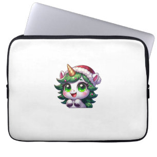 Cute Halloween Shirt Girls Women Witchy Unicorn Ha Laptop Sleeve