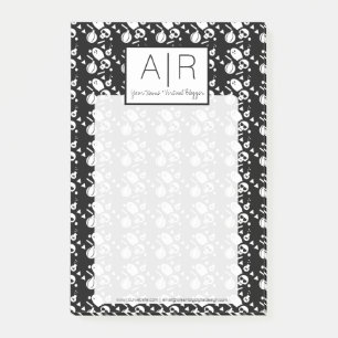 Cute Halloween Skeleton Ghost Pumpkin Print Post-it Notes