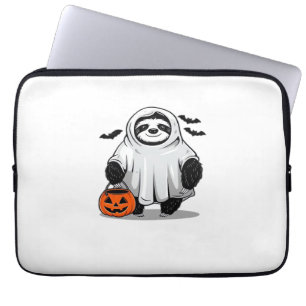 Cute Halloween Sloth T-Shirt Adorable and Spooky D Laptop Sleeve