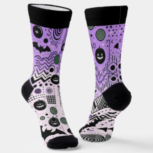 Cute Halloween Socks with Name