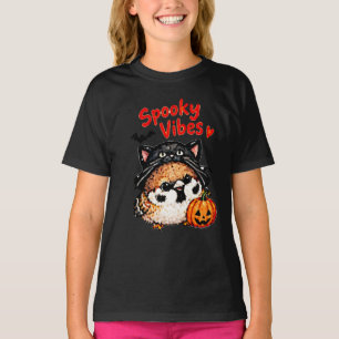 Cute Halloween Sparrow Chibi Manga Anime Cartoon T-Shirt
