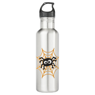 Cute Halloween Spider Poster 710 Ml Water Bottle