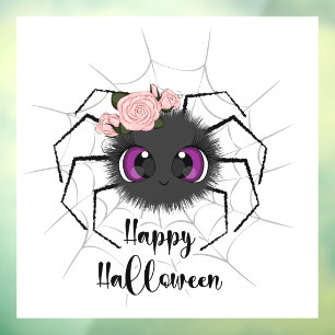 Cute Halloween Spider Window Cling