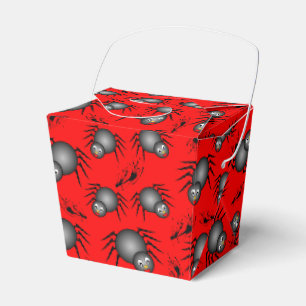 Cute Halloween Spiders Favour Box