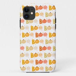 Cute Halloween Spooky Boo Creepy Pumpkin iPhone 11 Case