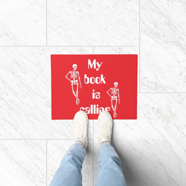 Cute Halloween Spooky Design Doormat (Indoor)