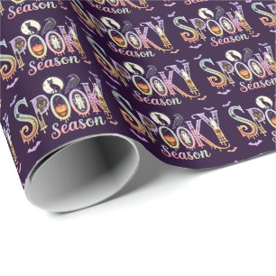 Cute Halloween Spooky Season Wrapping Paper