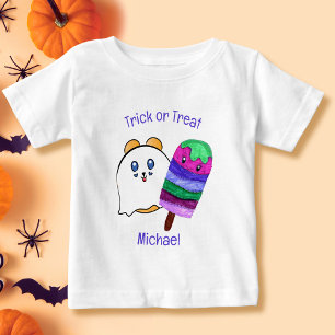 Cute Halloween Sweet Popsicle Cartoon for Kids  Baby T-Shirt