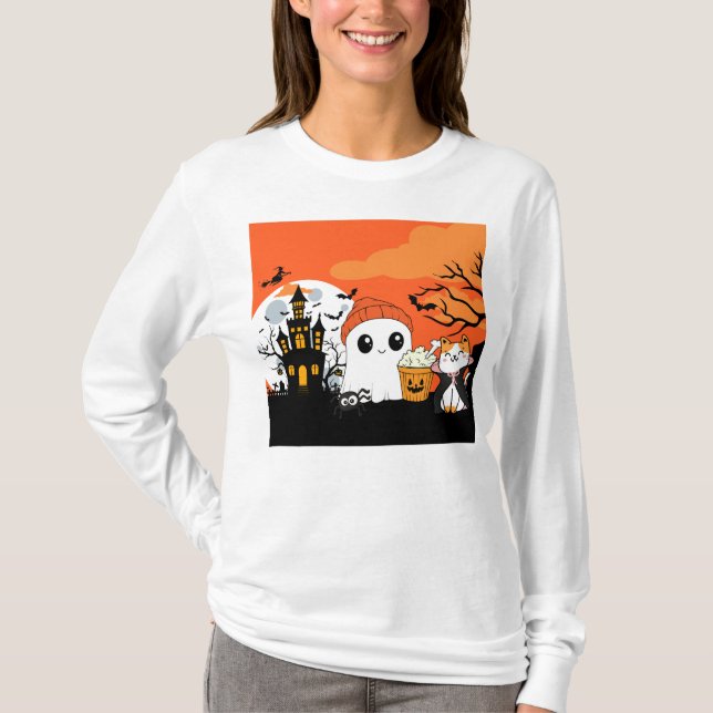 Cute Halloween! 👻 T-Shirt (Front)