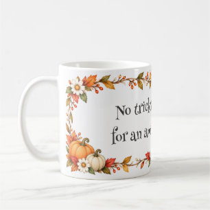 Cute Halloween Teacher Gift No Tricks Just Treats Coffee Mug