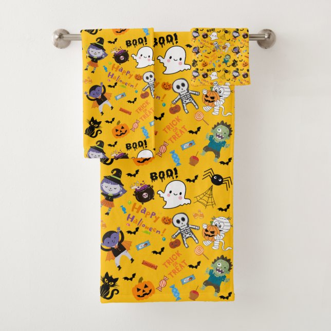 Cute Halloween Towel set (Insitu)