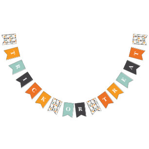 Cute Halloween TRICK OR TREAT Bunting