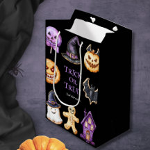 Cute Halloween Trick or Treat Gift Bag