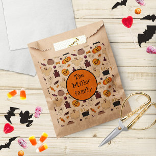 Cute Halloween Trick Or Treat Party Favour Bags