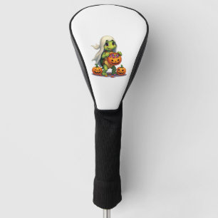 Cute Halloween Turtle Ghost with Candy (8) Golf Head Cover