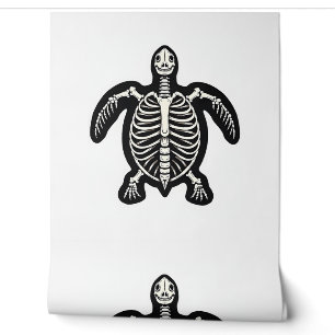 Cute Halloween Turtle Skeleton Tortoise Fossils Ar Wallpaper