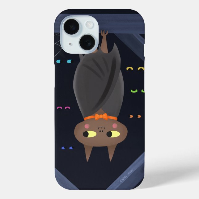 Cute Halloween Vampire Bat Case-Mate iPhone Case (Back)