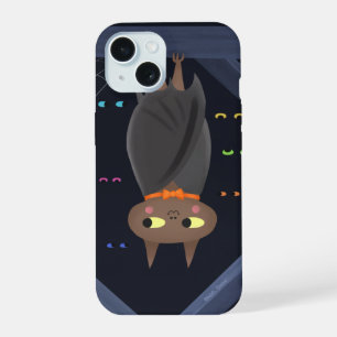 Cute Halloween Vampire Bat iPhone 15 Case