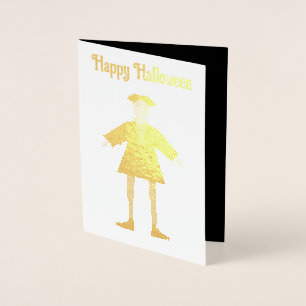 Cute Halloween Vampire Custom Foil Card