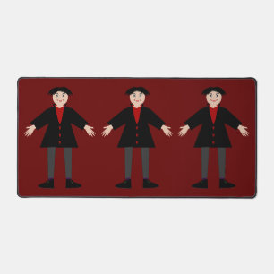 Cute Halloween Vampire Desk Mat