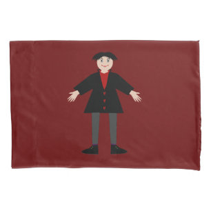 Cute Halloween Vampire Double Sided Patterned Pillowcase