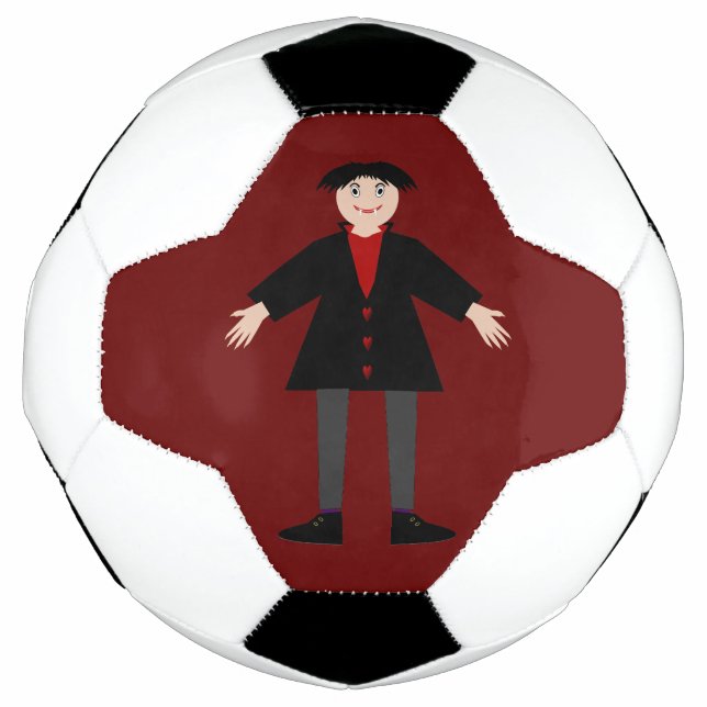 Cute Halloween Vampire Football (Front)