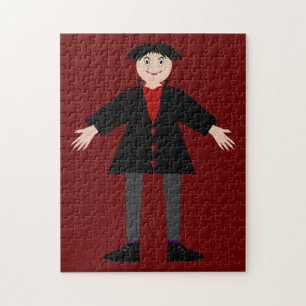 Cute Halloween Vampire Jigsaw Puzzle
